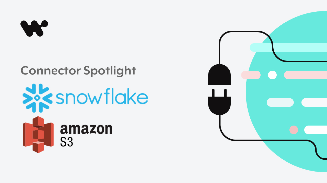 Amazon S3 and Snowflake connector