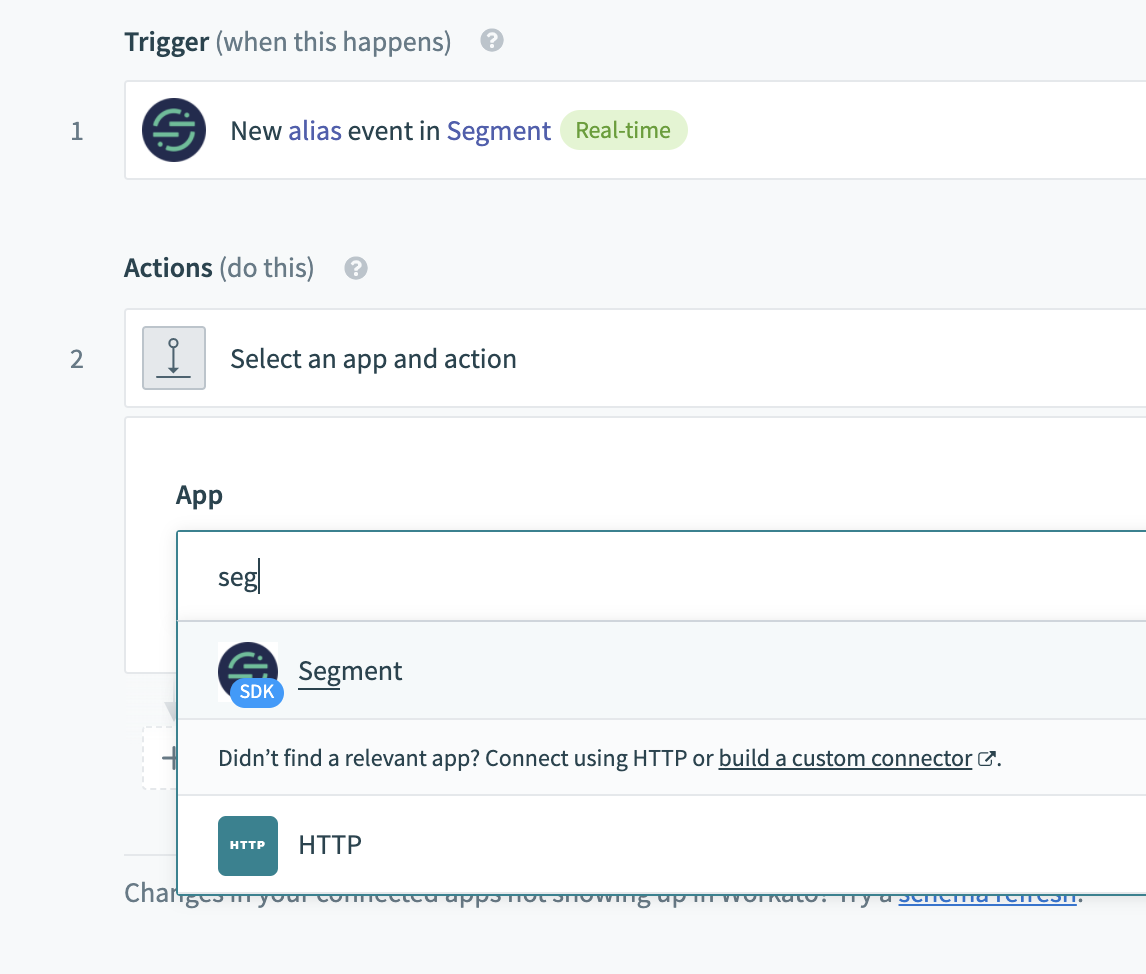 Segment community connector integrate with native connector library