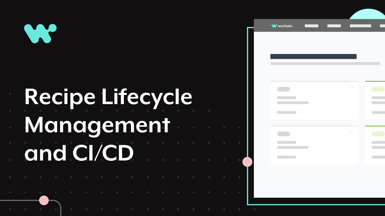 recipe lifecycle management