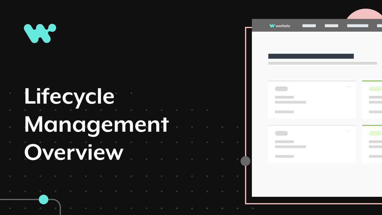 Overview of Lifecycle Management