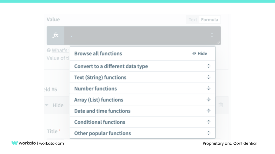 Browse formulas by category