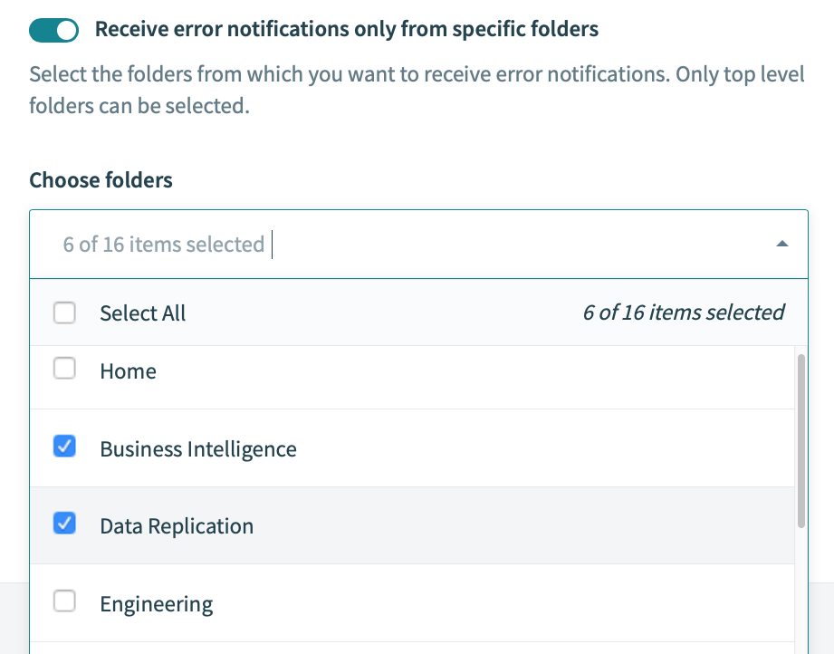 account settings to personalize