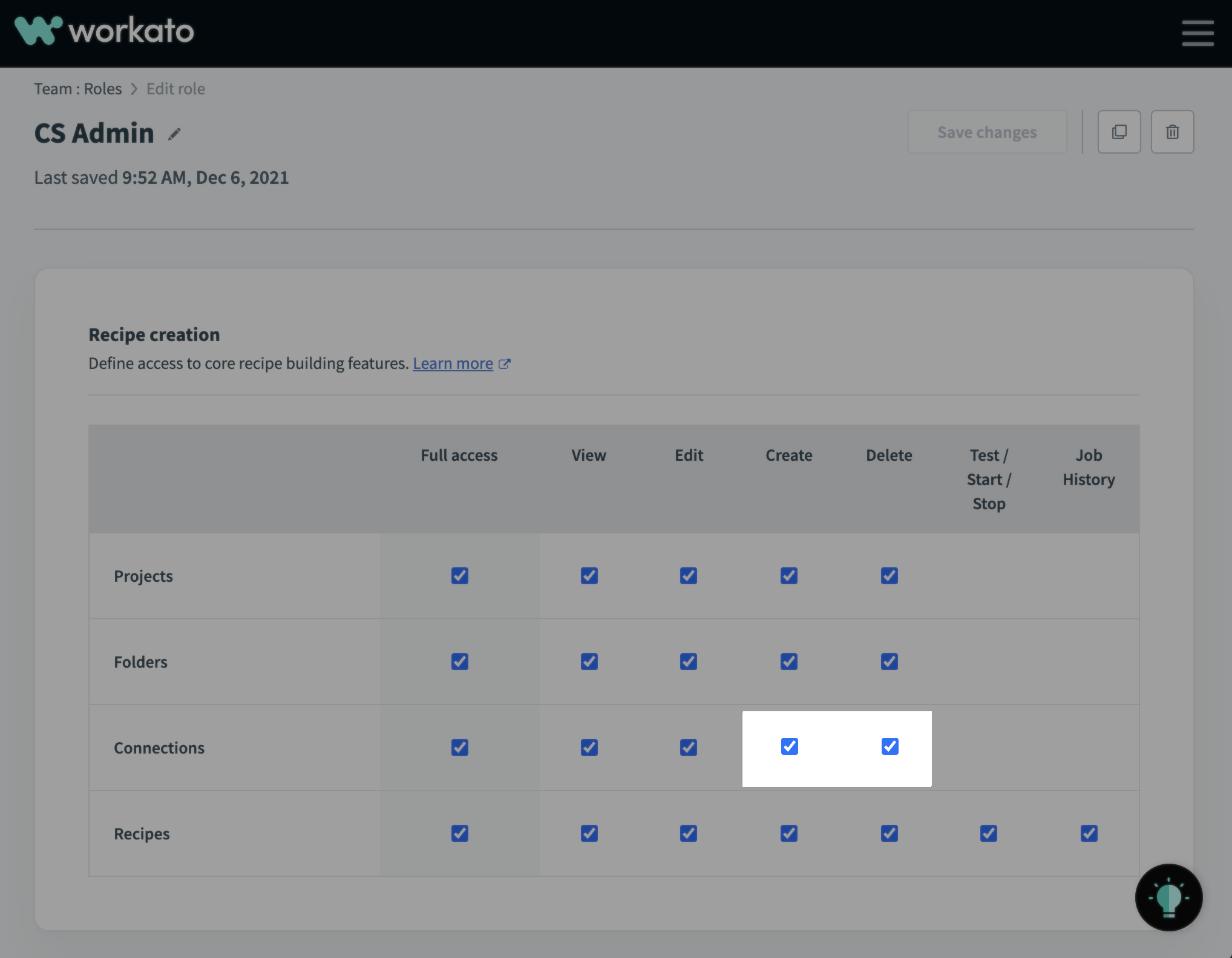 Custom API security — Setting pre-defined permissions