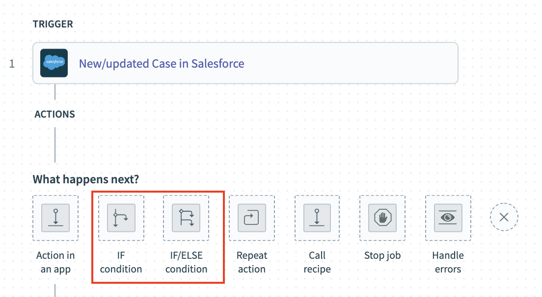 IF and IF/ELSE conditions