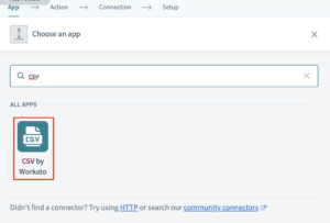 CSV by Workato