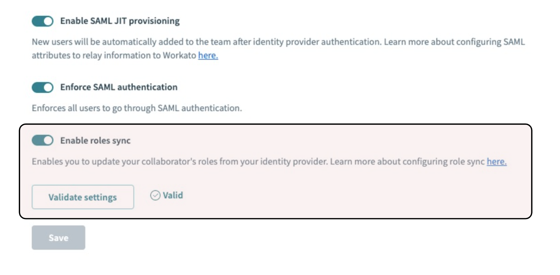 Workato Sso Product Scoop - November 2022 | Workato Product Hub