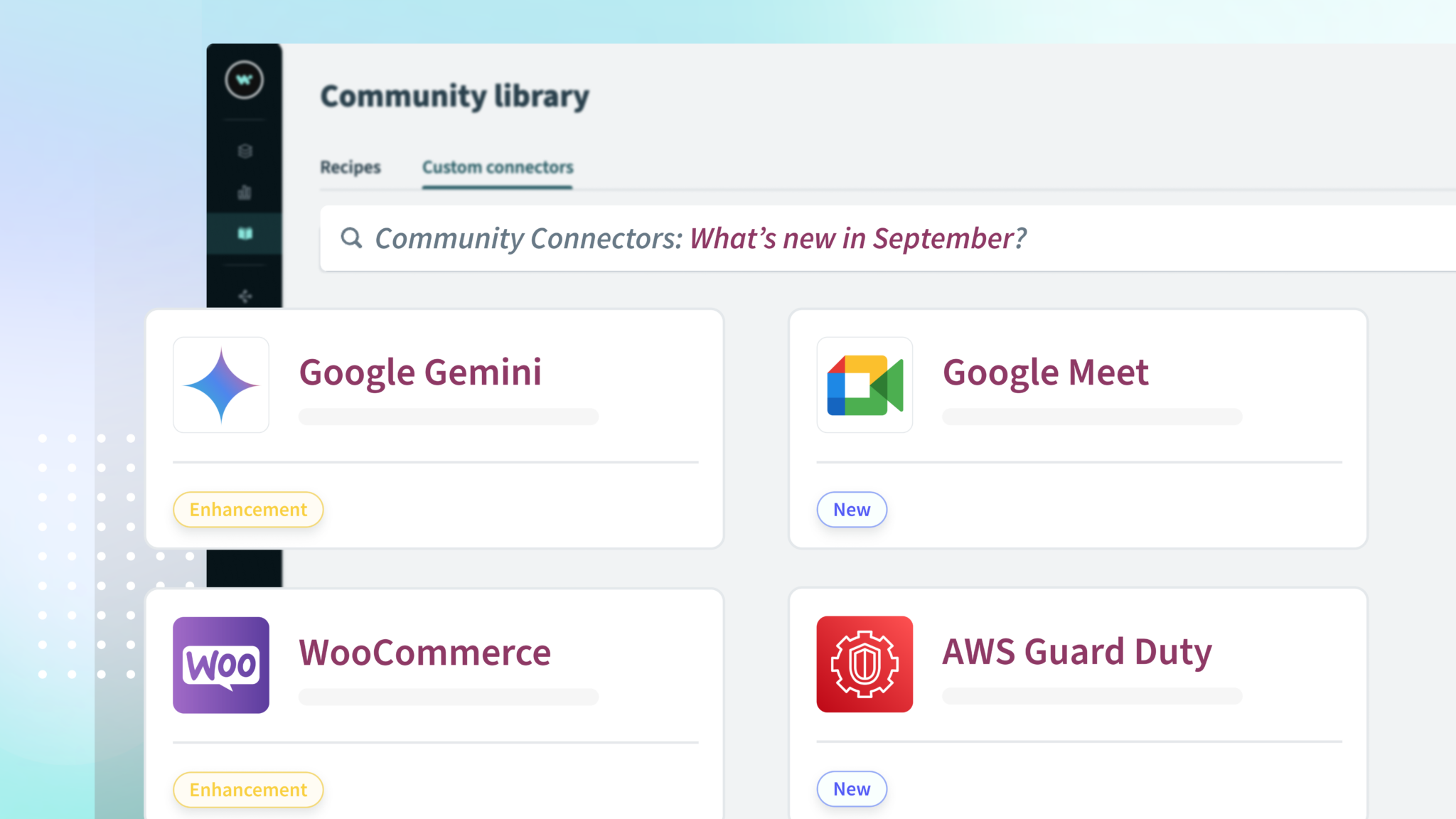 Community Connectors: What’s new in September 2024 | Workato Product Hub