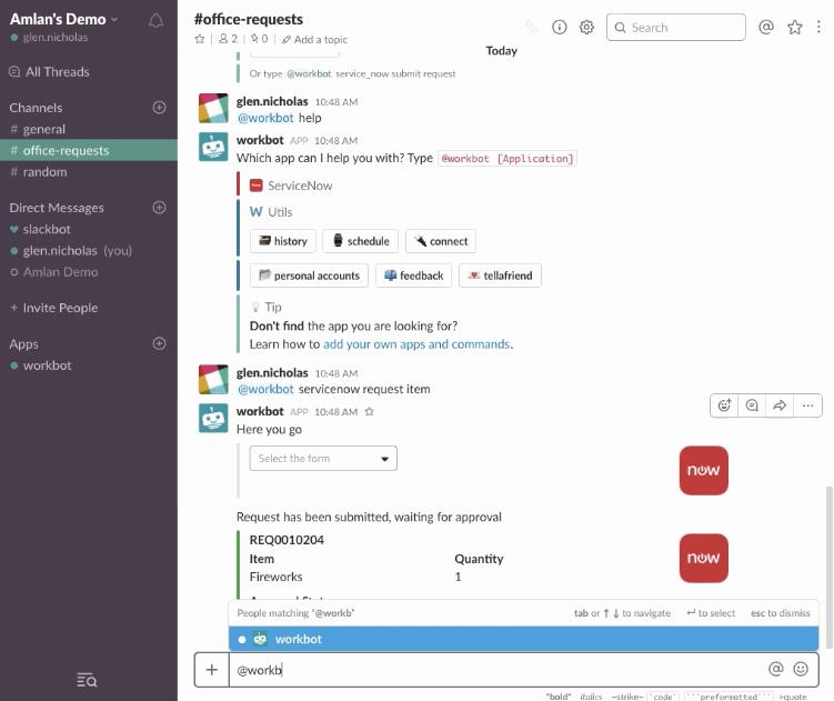 Workday and ServiceNow integration. can speed up provisioning.